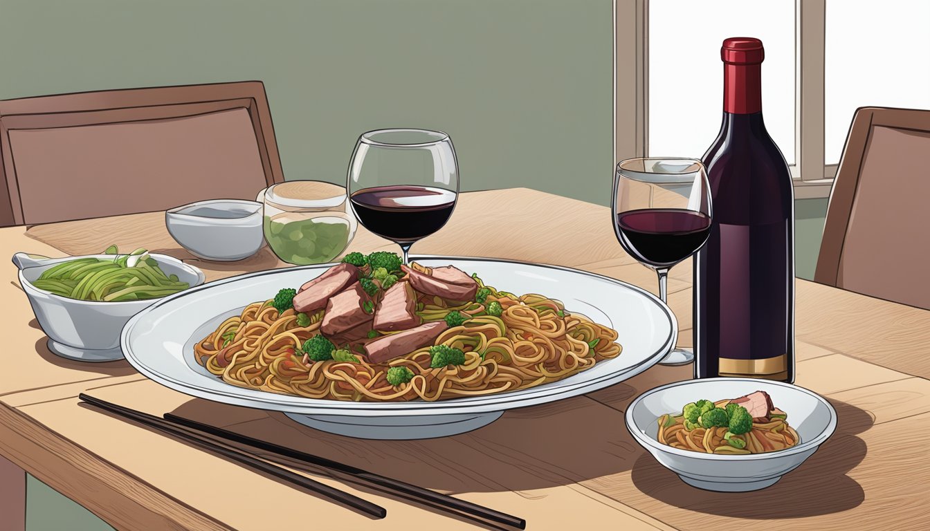 What Wine Goes Well with Pork Lo Mein: Perfect Pairings for This Chinese Dish