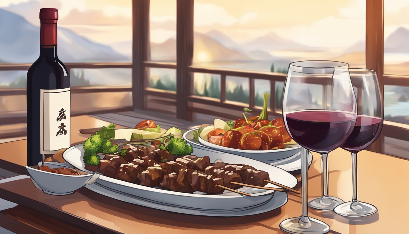 What Wine Goes Well with Beef Yakitori: Perfect Pairings for Japanese Grilled Meat